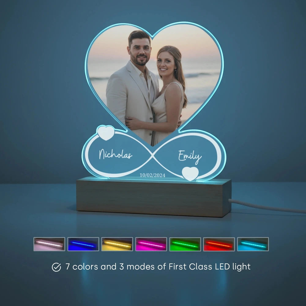 Personalized Acrylic Photo Light
